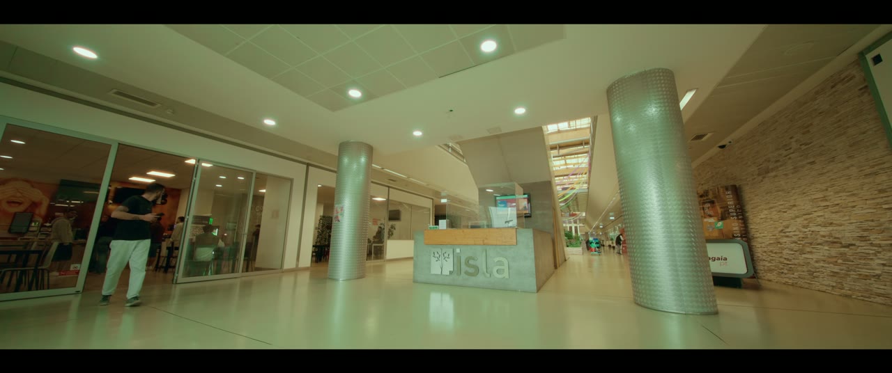 Hall de entrada e receção do ISLA